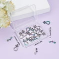 thumbnail image 2 of 1 Box 10 Sets Toggle Clasps Toggle Jewelry Clasps Teardrop 304 Stainless Steel Toggle Clasp T-Bar Connectors OT Clasps for Jewelry Making Women Adults DIY Necklace Bracelet Crafts Supplies, 2 of 8