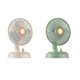 thumbnail image 5 of Wosthever Mini ventilador portátil recargable tipo c, de cabeza oscilante, ventiladores de refrigeración silenciosos de mano silenciosos, Electrodomésticos Blanco Enchufar, 5 of 6