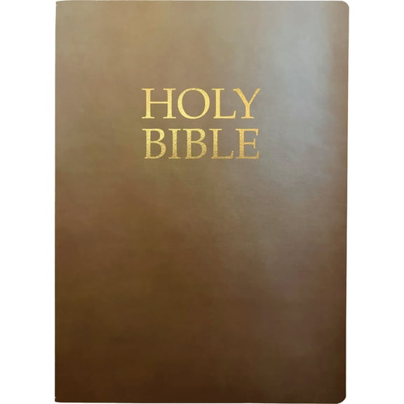King James Version Easy Read Bible Kjver Holy Bible, Large Print, Coffee Ultrasoft: (King James Version Easy Read, Red Letter, Brown), (Hardcover)