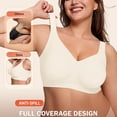 thumbnail image 3 of Breezora Women's Wireless Support Bra Full Coverage No Underwire Plus Size Comfortable Everyday Underwire Free, 3 of 10