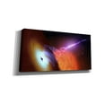 thumbnail image 2 of Epic Graffiti 'Black Hole with Jet,' Canvas Wall Art, 60"x30", 2 of 2