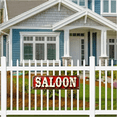 thumbnail image 2 of Decorative Tin Signs 16*4 Inches "Saloon" Vintage Bar Decor, Saloon Decor, Man Cave Decor Ideal for Home Bar, Man Cave, Garage, Living Room, 2 of 3