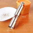 thumbnail image 5 of YFTDEY Clearance Stainless Steel Manual Pepper Grinder – Multi-purpose Household Spice Mill, Manual Press Type, Adjustable Coarseness for Kitchen Cooking, 5 of 8
