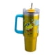 thumbnail image 3 of Termo 1.2 L Bob Esponja Amarillo Doble Pared con Asa y Popote de Acero Inoxidable, 3 of 7