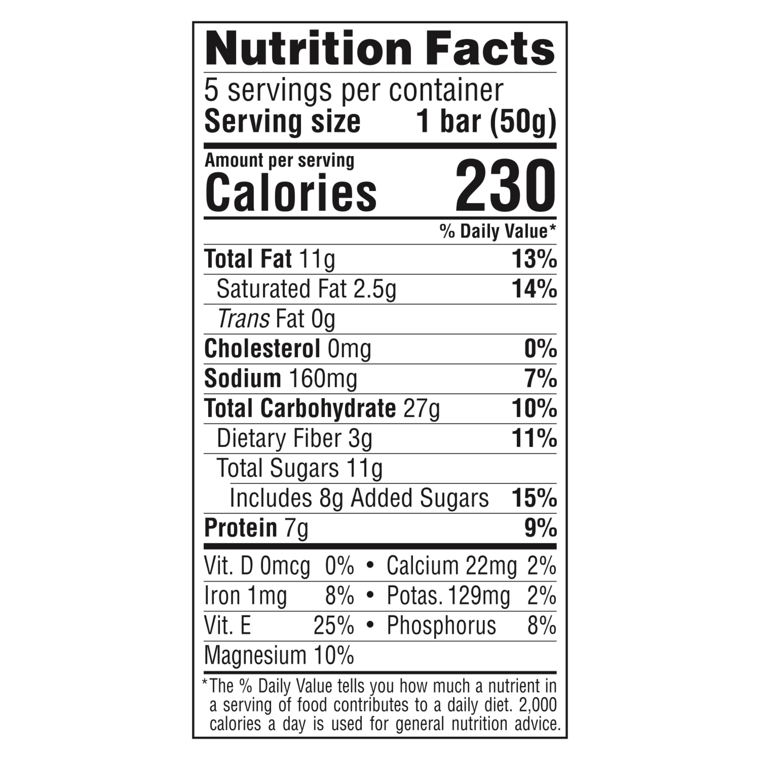 CLIF® Nut Butter Bar Chocolate Chip & Peanut Butter 5 ct Box