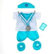 doctor outfit teddy bear clothes fit 14" - 18" build-a-bear, vermont teddy bears, and make your own stuffed animals