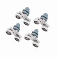 thumbnail image 3 of 4 Pack Durable Double Sliding Glass Bathroom Door Rollers Wheels (25mm), 3 of 3