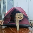thumbnail image 2 of Tiny Tent-Mini Tent for Pets, Mini Display Tent with Zipper Door, Portable Waterproof Breathable Mini Cat Tent Outdoor, Large Cave Bed for Puppy & Cats Animals Sun Canopy for Camping, 2 of 9