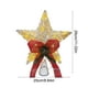thumbnail image 3 of Iron Christmas Tree Topper Star with LED Lights, Wicker Fleecy Snowflake Design, Festive Holiday Home Decor for Indoor Xmas Party Decoration, 3 of 6
