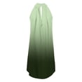 thumbnail image 4 of B91xZ Robes de Femmes Casual Floral Profond V Cou Sans Manches Longue Robe de Soirée Cocktail Parti Maxi Robes de Mariée, Vert XL, 4 of 4