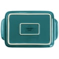 thumbnail image 4 of Gibson Crock Pot Artisan 2-Piece Stoneware Bake Pan Set, Teal, 4 of 6