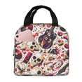 thumbnail image 1 of Easygdp Guitar Skull rock Bolsa Térmica Premium - Tela Oxford Impermeable, Gran Capacidad, Bolsillo Frontal, Unisex para Trabajo, Escuela, Actividades al Aire Libre y Picnics, 1 of 8