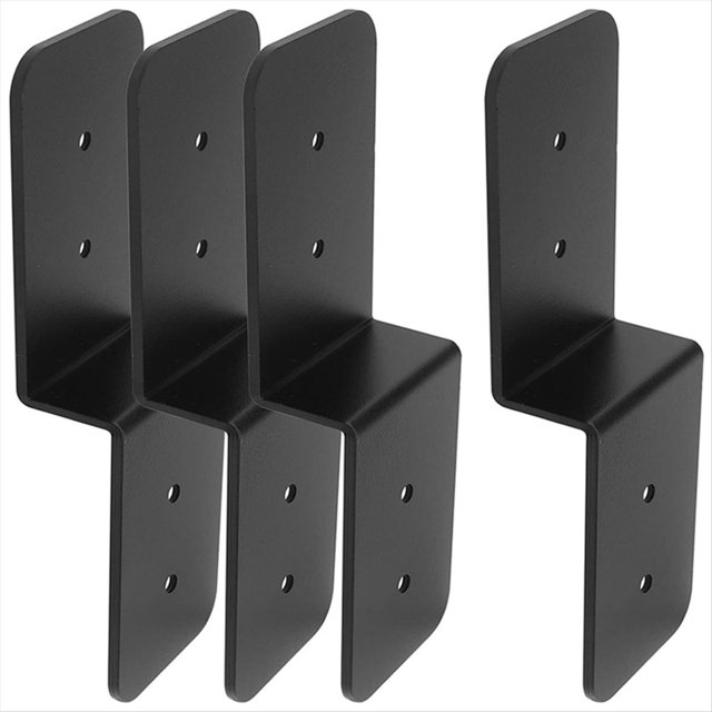Conector de de Columna de Metal en Forma de Z, Fijador de Soporte de Pesado, Soporte de de Cubierta Se Utiliza para Cenador de Madera