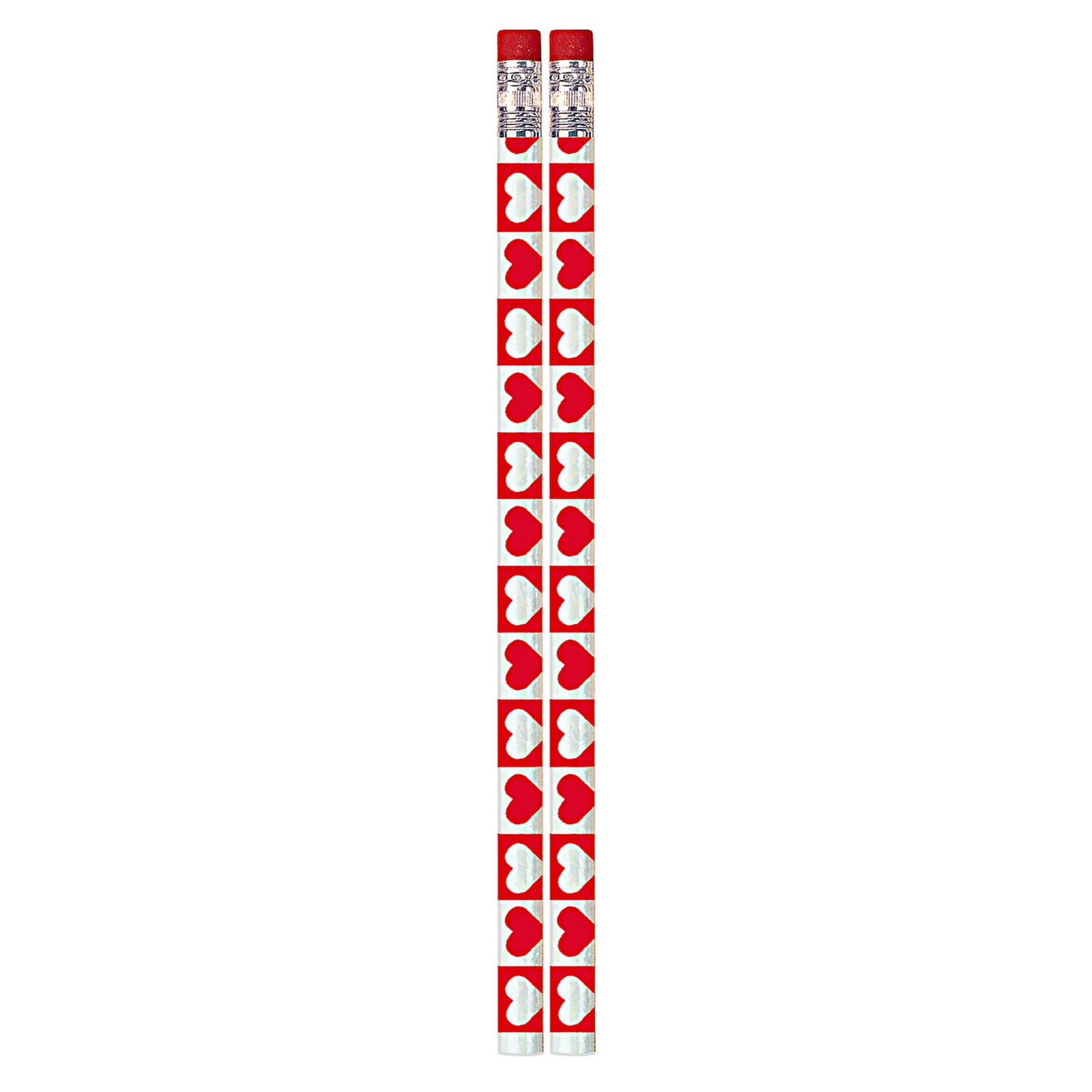 Musgrave Pencil Company Hearts 'O Glitter Pencil, 12 Per Pack, 12 Packs