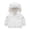 White, variant on Karoyedx Baby Girl Winter Jacket Newborn Infant Baby Boys Girls Cartoon Fleece Hooded Jacket Coat Warm Todder Kids Outwear Coat Zipper Up White Size,3-6 Months