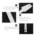 thumbnail image 2 of MasteelfCA Portable Long Handle Silicone Scraper Cream Spatula Baking Gadget (White), 2 of 8