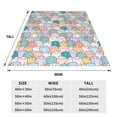 thumbnail image 3 of Sikiie Colorful Cute Pig Ultra-Soft Micro flannel Blanket Luxury All Seasons Warm Blanket for Bedding Sofa and Travel (4 sizes)-40"x30", 3 of 7