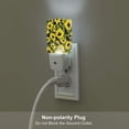 thumbnail image 5 of Cauagu Sunflowers In Vintage Print LED Nightlight,0.5W Night Lights Plug into Wall 1 Pack with Dusk-to-Dawn Light Sensor Soft Glow Lamp for Bathroom Adult Hallway-UK, 5 of 7