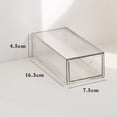 thumbnail image 2 of Caja de almacenamiento de escritorio cajón de acrílico transparente gabinete de almacenamiento, 2 of 10