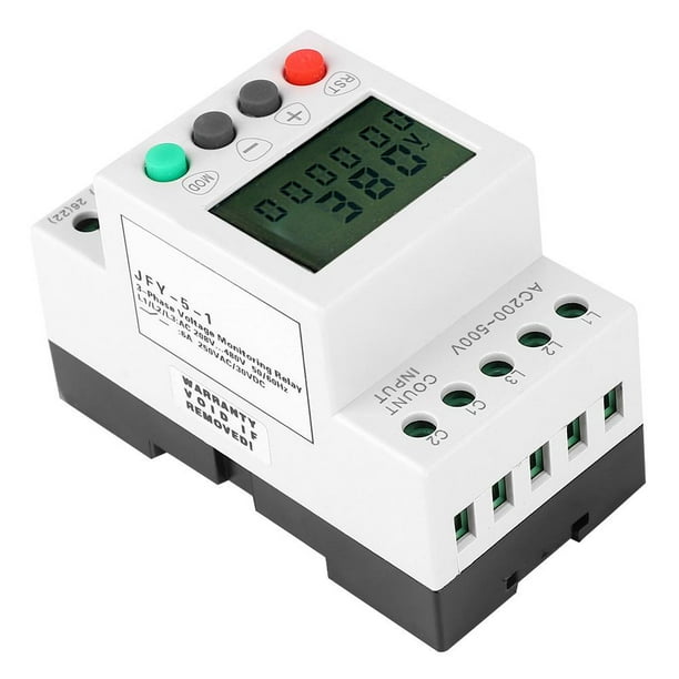 Tbest Voltage Monitoring Protection Relay, With LCD Display Fault