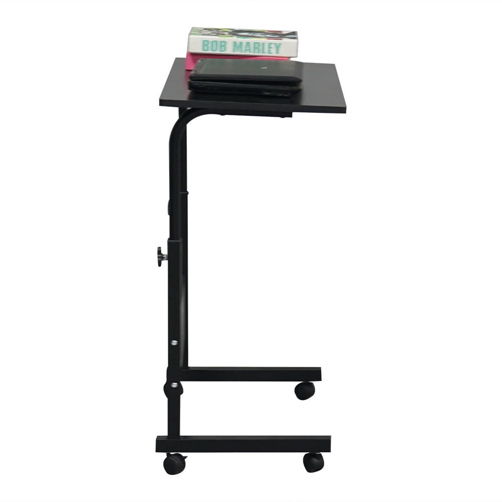 Lowestbest Adjustable Removable Chipboard & Steel Side Table, Home Office PC Laptop Writing Table Lowestbest Adjustable Removable Chipboard & Steel Side Table, Home Office PC Laptop Writing Table