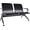 2-Seat3, variant on kinbor Waiting Room Chairs - 2 Seat Office Guest Chair Waiting Room Bench Furniture with Armrest for Clinic, Bank, Airport, Black