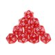 thumbnail image 2 of 10 Uds. Dados Zulema Acrílico Número D20 Juego de Veinte Lados Rojo, 2 of 7