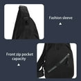 thumbnail image 4 of SuoKom Sling Bag for Women & Men Crossbody Backpack with Headphone Hole Chest Bag Daypack Crossbody for Travel Sport Hiking, 4 of 7