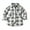 Grey and white, variant on CSCHome Fall Kids Plaid Shirt for Boys Girls,Winter Warm Shirt Long Sleeve Button down for Toddler 6M-9Y