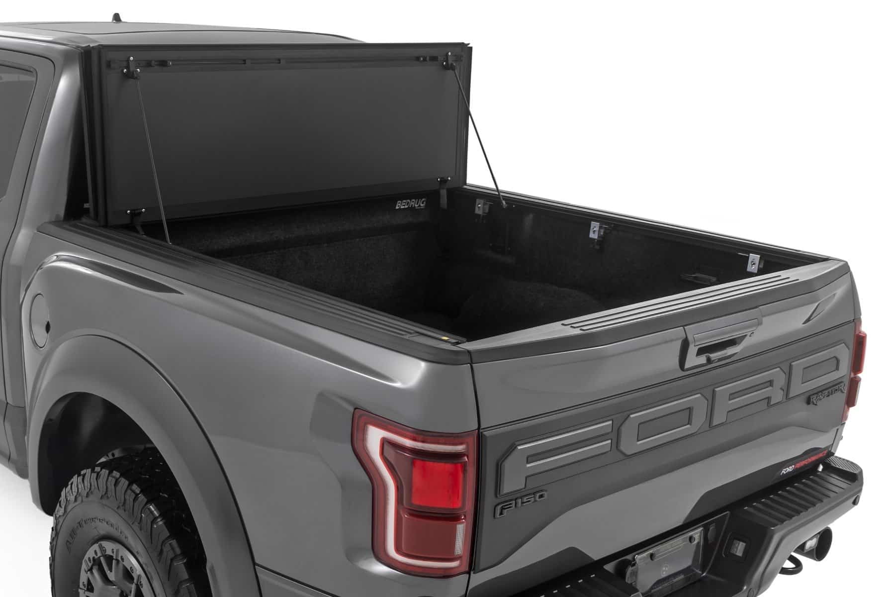 Rough Country Hard Flip-Up Bed Cover for 2021-2025 Ford F-150 | 5'7" - 49221550
