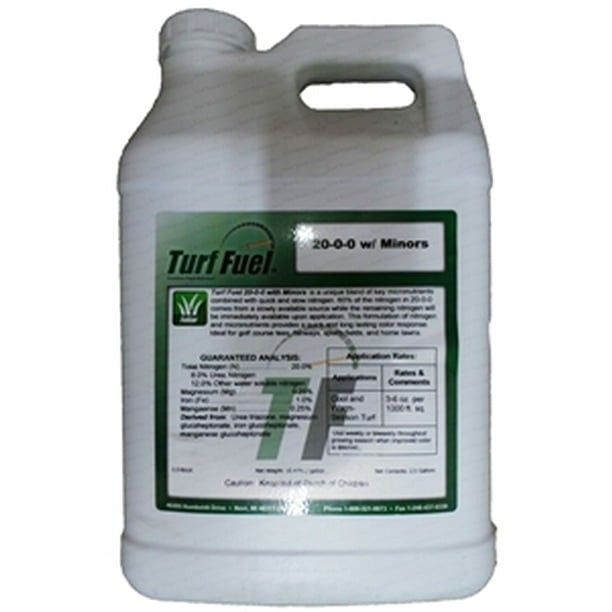 Turf Fuel 2000 w/Minors Fuel Liquid Turf Fertilizer 2.5 Gal.