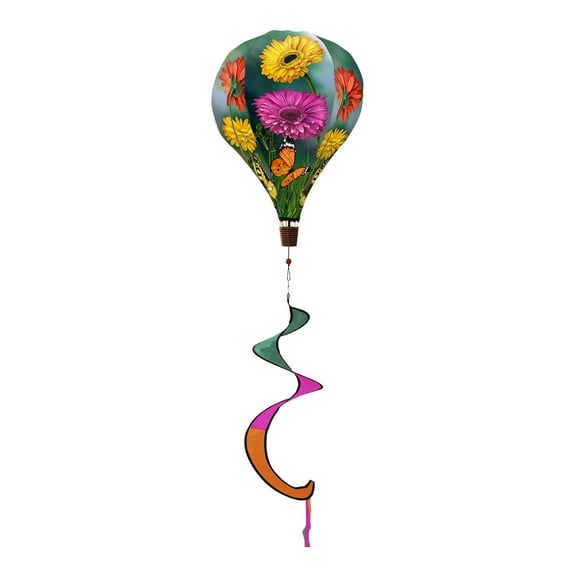 Briarwood Lane Butterflies and Daisies Hot Air Balloon Spinner