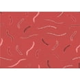 thumbnail image 1 of Ahgly Company Machine Washable Indoor Rectangle Transitional Red Area Rugs, 4' x 6', 1 of 7