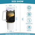 thumbnail image 3 of 40 Oz Car Handle Water Bottle Water Cup Water Bottle Water Jug Coffee Cup Travel Water Bottle Cartoon Magic Cat, 3 of 8