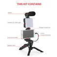 Purpose Desk Light With Flexi Tripod LED Ring Light + Mic Bundle Ideal