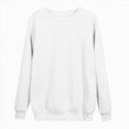 thumbnail image 4 of Towmus Solid Sweatshirt Pullover for Women Long Sleeves Color Tunic Tops Crewneck Hoodless Tunic Tops Casual Sweatshirt, 4 of 4