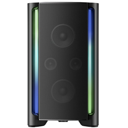 TCL Portable Bluetooth Party Speaker with 220W Powerful Sound, 5 RGB Dynamic Light Shows, 12 Hour Battery, and IPX4 Splash-Proof Rating (NEW 2025) - TP201K