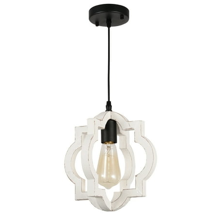 

LANTRO JS 1-Light Farmhouse Orb Chandelier