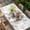 White Gray, variant on Western Stars Farmhouse Table Cloths for 8 Foot Rectangle Tables, Vintage Wheat Rings Wooden Stripes Patio Waterproof Elastic Fitted Tablecloths, Washable Rectangular Table Cover for Camping