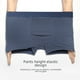 thumbnail image 4 of Ropa interior de verano para hombre, bóxer de algodón, transpirable, de talla grande, a rayas, para hombre, 4 of 4