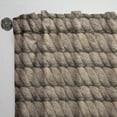 thumbnail image 3 of Designart 'Hemp Rope Pattern' Farmhouse Curtain Panel, 3 of 5
