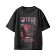 thumbnail image 2 of Marvel Spider-Man Brand New Day Youth Action Pose Web Distressed T-Shirt (Black, XS-XL), 2 of 4