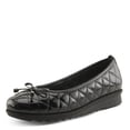 thumbnail image 2 of Spring Step Women's BALLEQUINA Flats with Quilted Leather, Bow Detail, and Supportive Wedge, 2 of 9