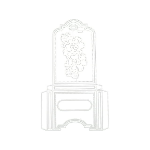 Caja con ranuras para tarjetas Papel plegable Arte Cuchillo Molde Troquel Relieve Manualidades y fabricación de tarjetas Plantilla de troquelado de acero al carbono para suministros de álbu Wmkox8yii FHAKJF754