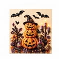 thumbnail image 2 of 2026 Halloween Diamond Art Kit, Dark Mysterious Pearl Painting Set, Decorative Wall Art for Living Room Bedroom and Office Spaces (Pumpkin), 2 of 7