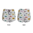 thumbnail image 5 of Lsque Hello Printed Women's Running Shorts with Liner Pockets,Elastic Quick Dry Workout Athletic Gym Yoga Shorts,Womens High Waist Shorts-Large, 5 of 9