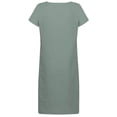 thumbnail image 5 of Vestidos de manga corta para mujer Vestido de tirantes con estampado de flores a la moda Vestido con cuello en V hasta la rodilla Pompotops ghjkhdj16852, 5 of 5