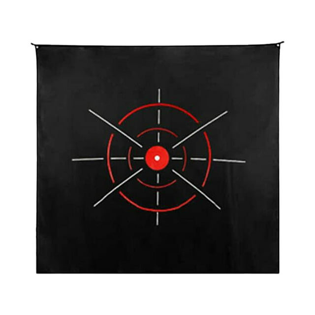 koolsoo Cloth Hitting Net Portable Swing Golf Hitting Cage, Training Aid Aiming Exercise