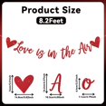 thumbnail image 3 of Banner Yochamc Love is in the Air con brillo rojo, 3 of 6