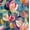 Colorful Magnolia, variant on Blue Green Beige Peony Floral Leaf Watercolor Plants Peel and Stick Wallpaper Stick on Contact Paper Vintage Wall Paper Easy Peel Off for nightstand Drawer Cabinet Renter